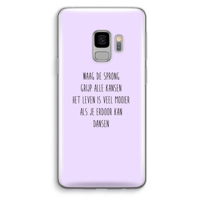 Sprong: Samsung Galaxy S9 Transparant Hoesje