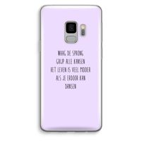 Sprong: Samsung Galaxy S9 Transparant Hoesje