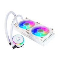 Cooler Master MasterLiquid PL240 Flux White Edition Computer behuizing Kit voor vloeistofkoeling 12 cm Wit - thumbnail