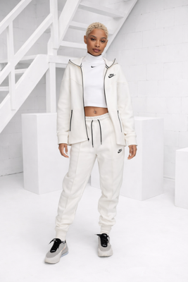 Nike Tech Fleece Trainingspak Dames Wit - Maat XL - Kleur: Wit | Soccerfanshop