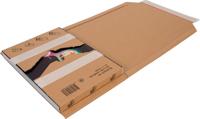 Cleverpack wikkelverpakking uit golfkarton, ft 215 x 305 x 20 / 80 mm, pak van 10 stuks