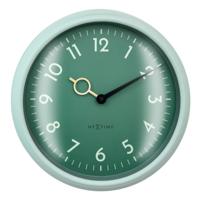 Wandklok 30,5 cm - geruisloos - ABS - NeXtime 'Golden Hour Wall'