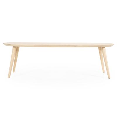 Eleonora Deens Ovale Eettafel 'Elijah' Eiken, 300 x 100cm, kleur Naturel