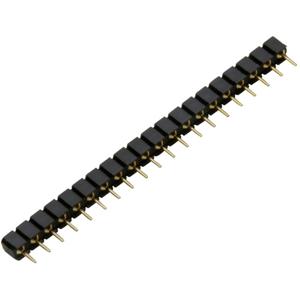 TRU COMPONENTS Female header (precisie) Aantal rijen: 1 Aantal polen per rij: 3 TC-2506404 1 stuk(s)