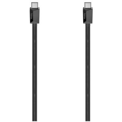 Hama USB-C-kabel Full-Featured, E-Marker, USB 3.2 Gen1, 5 Gbit/s, 1,50 m Kabel Zwart