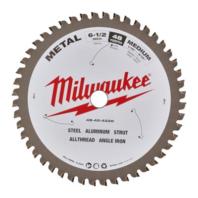 Milwaukee Cirkelzaagblad voor Metaal | Ø 160mm Asgat 16mm 48T - 48404220