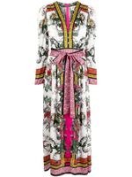 Marchesa Rosa robe longue Ivy à fleurs - Multicolore