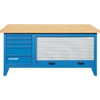 Gedore 6618050 B 1500 L - werkbank met plaatrolluik (b x h x d) 2000 x 900 x 875 mm