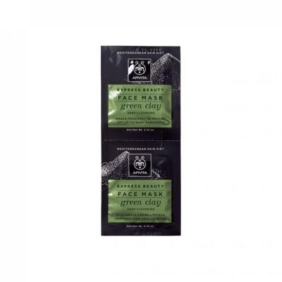 Apivita Masks & Scrubs Face Mask with Green Clay Mask 16ml