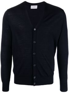 Ballantyne cardigan en laine à col v - Bleu