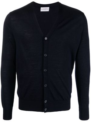 Ballantyne cardigan en laine à col v - Bleu