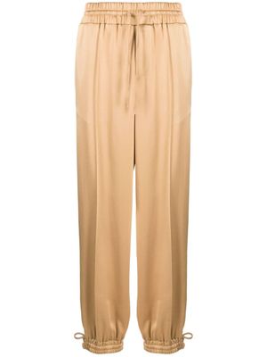 Jil Sander pantalon de jogging en satin - Tons neutres