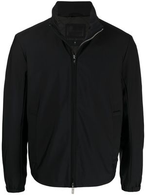 Emporio Armani veste zippée à capuche - Noir
