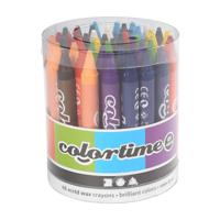 Creativ Company Set met 12 kleuren kleurkrijt, 48 st.