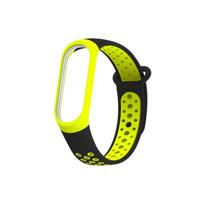 Kleurrijke siliconen polsband horlogeband voor Xiaomi mi band 3 & 4 (groen)