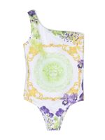 Versace Kids maillot de bain à une épaule - Blanc