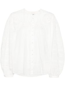 ISABEL MARANT blouse Gregoria en soie mélangée - Blanc