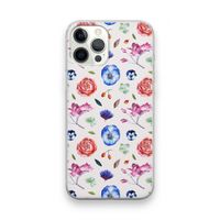 Bloemetjes: iPhone 12 Pro Max Transparant Hoesje