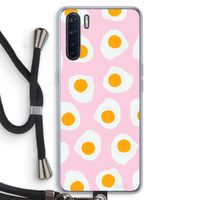 Dancing eggs: Oppo A91 Transparant Hoesje met koord