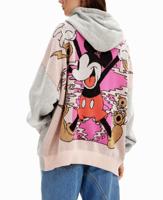 Oversized jacquard sweater Mickey Mouse - BLACK - M