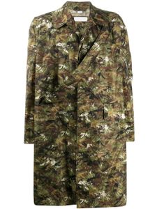 Random Identities manteau à imprimé camouflage - Vert