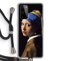 The Pearl Earring: OnePlus 9 Pro Transparant Hoesje met koord