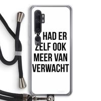 Meer verwacht: Xiaomi Mi Note 10 Transparant Hoesje met koord Meer verwacht: Xiaomi Mi Note 10 Transparant Hoesje met koord