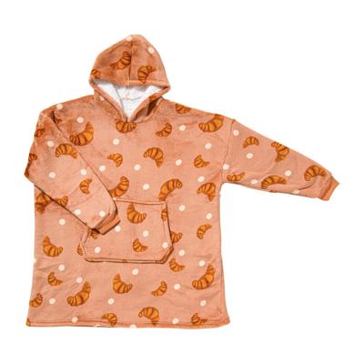 Oversized hoodie croissant - one size