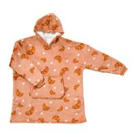 Oversized hoodie croissant - one size