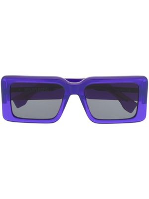 Marcelo Burlon County of Milan Eyewear lunettes de soleil rectangulaires Maiten - Bleu