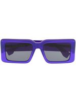 Marcelo Burlon County of Milan Eyewear lunettes de soleil rectangulaires Maiten - Bleu