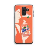Peach please!: Samsung Galaxy J8 (2018) Transparant Hoesje