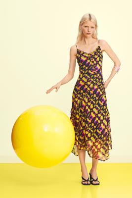 Midlange jurk met bandjes - GREEN - XS