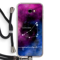 Sterrenbeeld - Donker: Samsung Galaxy J4 Plus Transparant Hoesje met koord