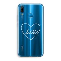 Best heart pastel: Huawei P20 Lite Transparant Hoesje