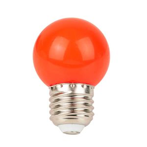 Showgear G45 E27 kunststof led-lamp voor prikkabel 1W rood