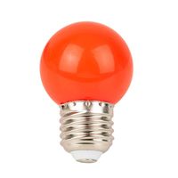 Showgear G45 E27 kunststof led-lamp voor prikkabel 1W rood - thumbnail