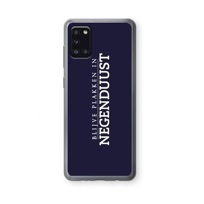 Blijve plakken in Negenduust: Samsung Galaxy A31 Transparant Hoesje