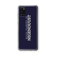 Blijve plakken in Negenduust: Samsung Galaxy A31 Transparant Hoesje