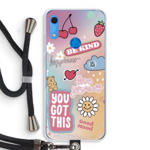 Positivity: Huawei Y6s Transparant Hoesje met koord