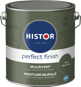 histor perfect finish muurverf mat ral 9010 2.5 ltr