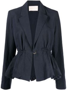 Ulla Johnson blazer Talie à taille ceinturée - Bleu