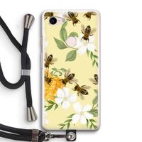 No flowers without bees: Pixel 3 Transparant Hoesje met koord