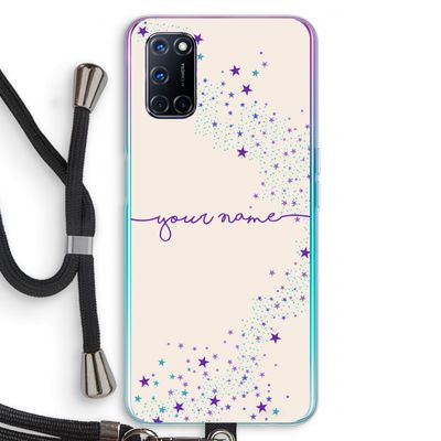 Sterren: Oppo A52 Transparant Hoesje met koord