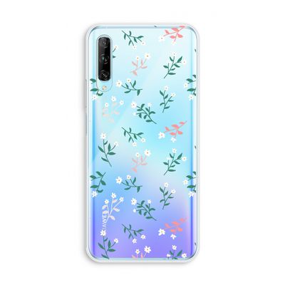 Small white flowers: Huawei P Smart Pro Transparant Hoesje