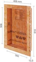Schluter Kerdi-Board-N Inbouwnis met schap 30,5x50,8cm betegelbaar - thumbnail