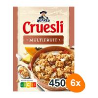 Quaker - Cruesli Multifruit - 6x 450g