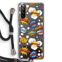 Pow Smack: Sony Sony Xperia 10 III Transparant Hoesje met koord