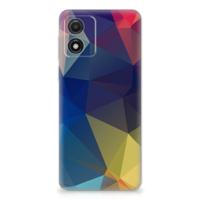 Motorola Moto E13 | TPU Hoesje | Polygon Dark
