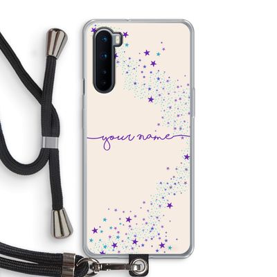 Sterren: OnePlus Nord Transparant Hoesje met koord